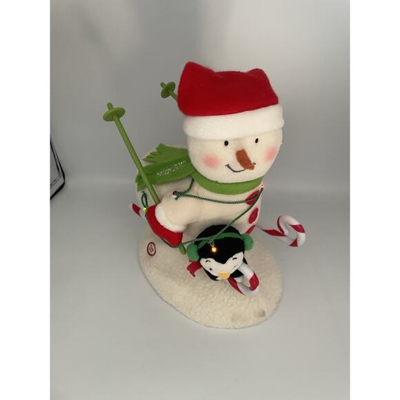2012 Hallmark Jingle Pals Swooshin Duo Animated Snowman With Music Christmas - Picture 12 of 16